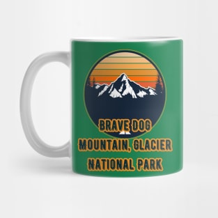 Brave Dog Mountain, Glacier National Park Mug